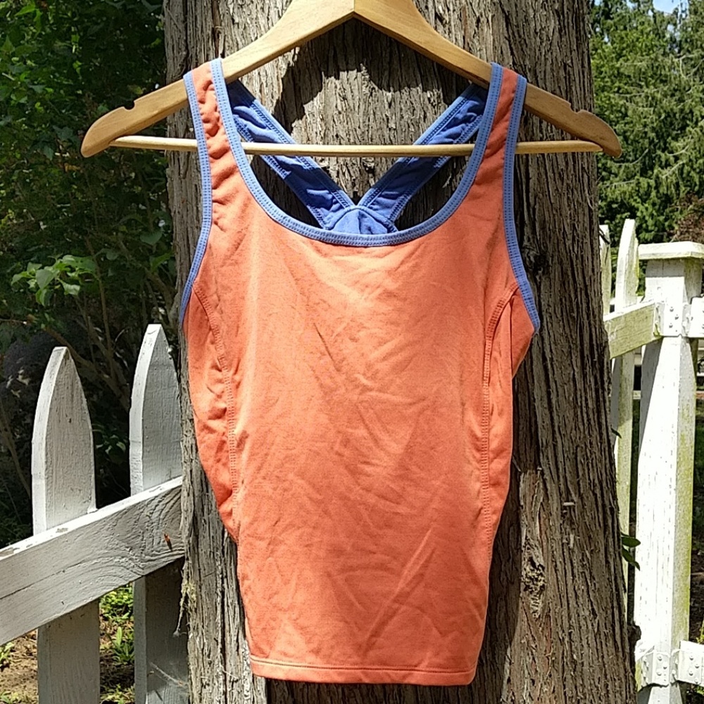 Patagonia melon orange sports tank size L